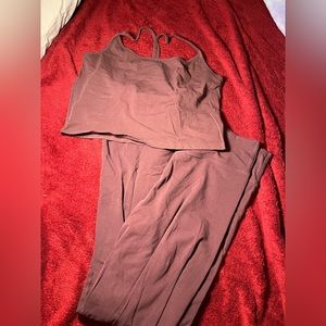 PINK VS flare legging set